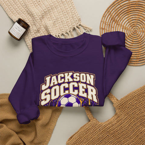 Jackson Polar Bears Soccer Drip Crewneck