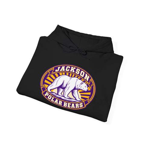 Jackson Polar Bears Heritage Bear Badge Hoodie
