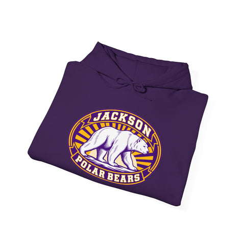 Jackson Polar Bears Heritage Bear Badge Hoodie