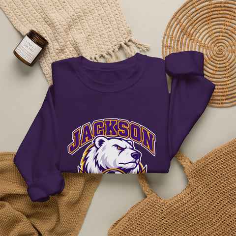 Jackson Polar Bears Soccer Mascot Crewneck Sweatshirt