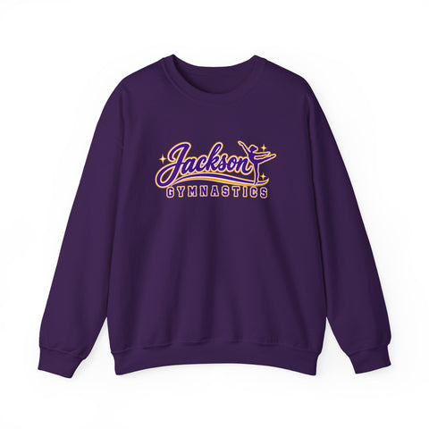 Jackson Polar Bears Gymnastics Retro Script Crewneck Sweatshirt