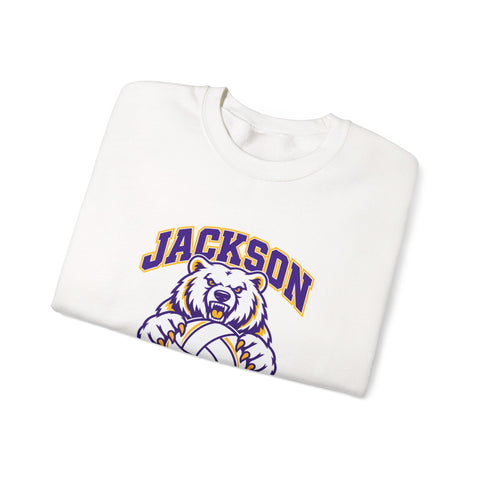 Jackson Polar Bears Volleyball Mascot Crewneck Sweatshirt