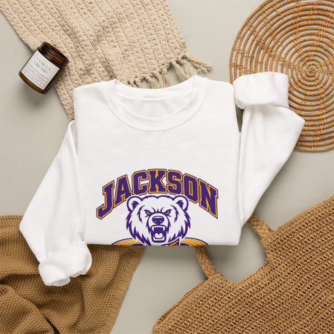 Jackson Polar Bears Track & Field Mascot Crewneck Sweatshirt