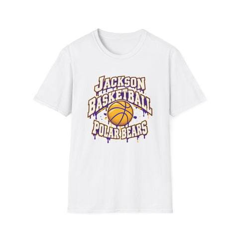 Jackson Polar Bears Basketball Drip T-Shirt