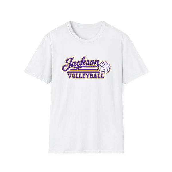 Jackson Polar Bears Volleyball Retro Script T-Shirt