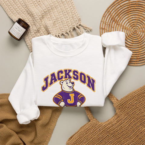 Jackson Polar Bears Vintage Sweater Bear Crewneck