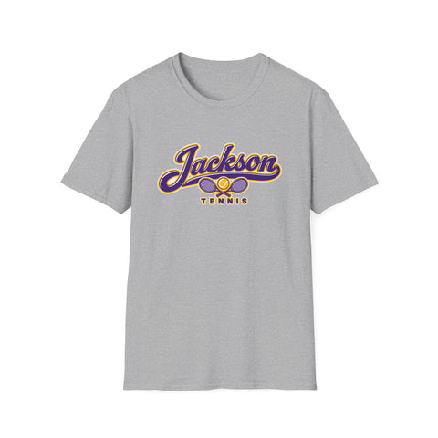 Jackson Polar Bears Tennis Retro Script T-Shirt