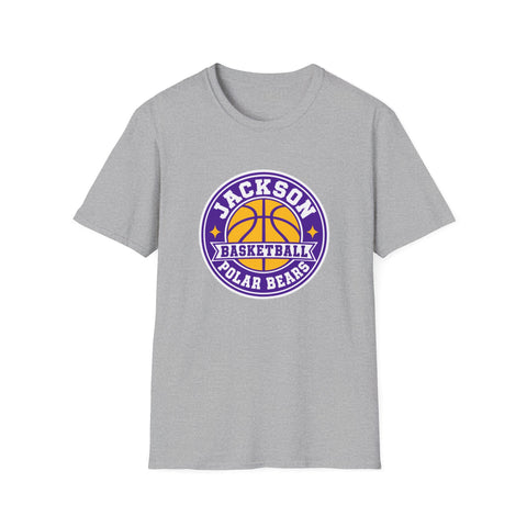 Jackson Polar Bears Basketball Retro Badge T-Shirt