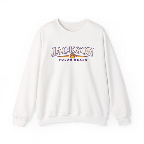 Jackson Polar Bears Classic Serif Paw Crewneck