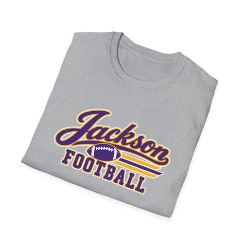 Jackson Polar Bears Football Retro Script T-Shirt