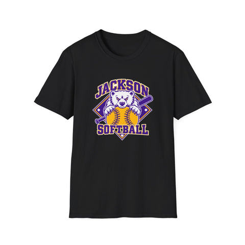 Jackson Polar Bears Softball Mascot T-Shirt