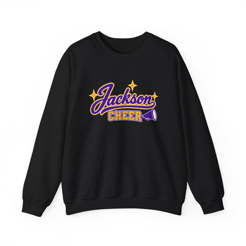Jackson Polar Bears Cheer Retro Script Crewneck Sweatshirt