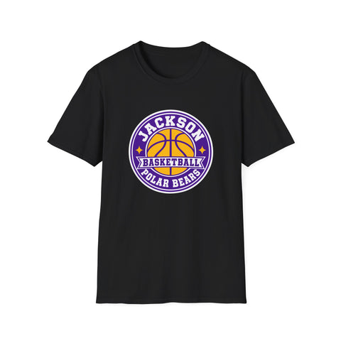 Jackson Polar Bears Basketball Retro Badge T-Shirt