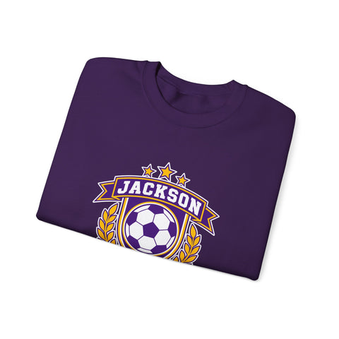 Jackson Polar Bears Soccer Retro Crest Crewneck Sweatshirt