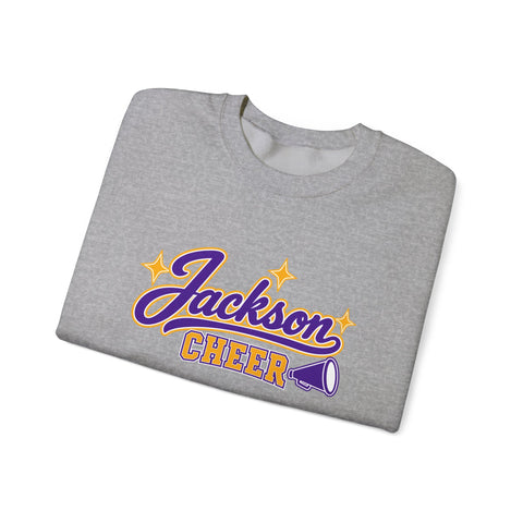 Jackson Polar Bears Cheer Retro Script Crewneck Sweatshirt