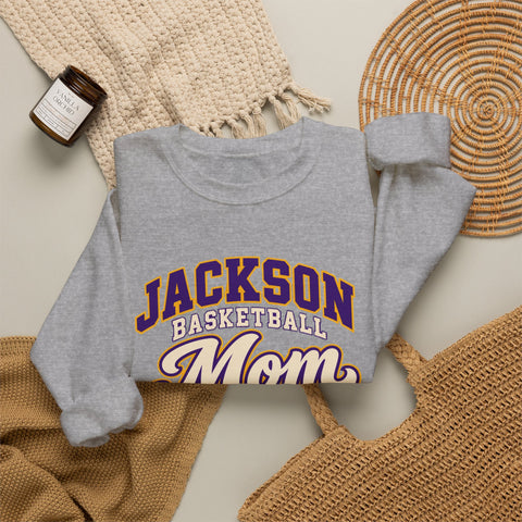 Jackson Polar Bears Basketball Mom Crewneck