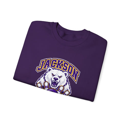 Jackson Polar Bears Bowling Mascot Crewneck Sweatshirt