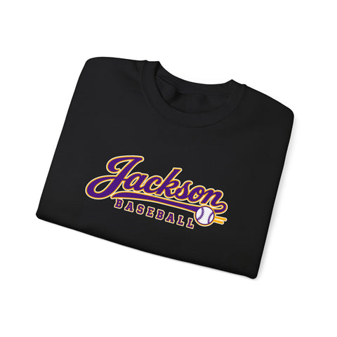 Jackson Polar Bears Baseball Retro Script Crewneck Sweatshirt