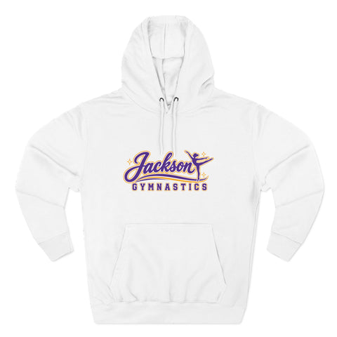 Jackson Polar Bears Gymnastics Retro Script Hoodie
