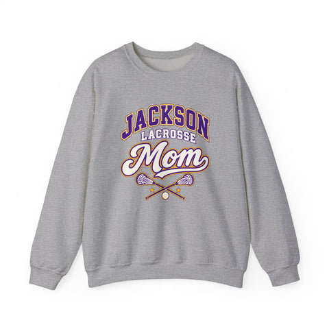 Jackson Polar Bears Lacrosse Mom Crewneck