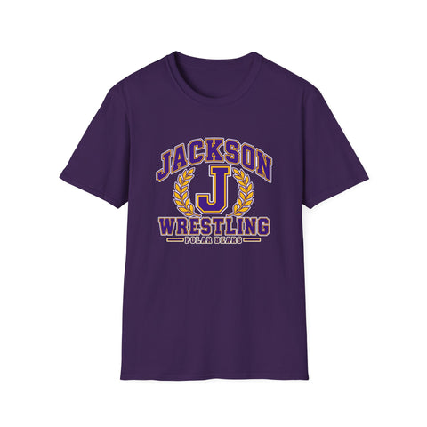 Jackson Polar Bears Wrestling Varsity J T-Shirt