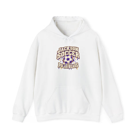 Jackson Polar Bears Soccer Drip Hoodie