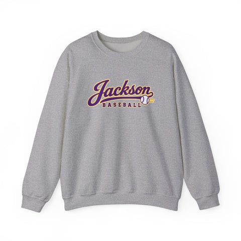 Jackson Polar Bears Baseball Retro Script Crewneck Sweatshirt