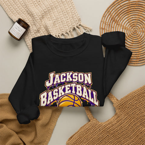Jackson Polar Bears Basketball Drip Crewneck