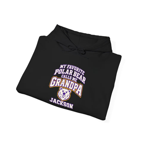 Jackson Polar Bears My Favorite Polar Bear Grandpa Hoodie