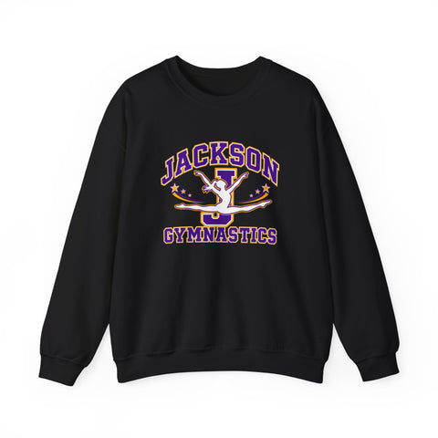 Jackson Polar Bears Gymnastics Varsity J Crewneck Sweatshirt