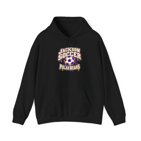 Jackson Polar Bears Soccer Drip Hoodie