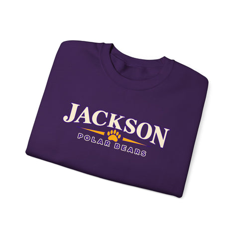 Jackson Polar Bears Classic Serif Paw Crewneck