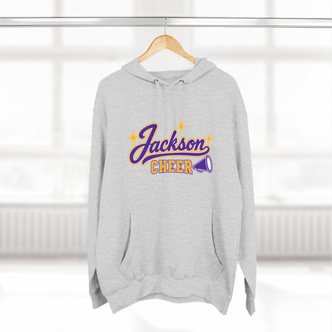 Jackson Polar Bears Cheer Retro Script Hoodie