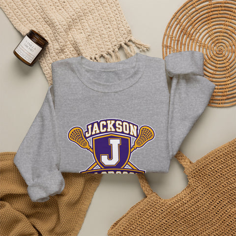 Jackson Polar Bears Lacrosse Varsity Crest Crewneck Sweatshirt