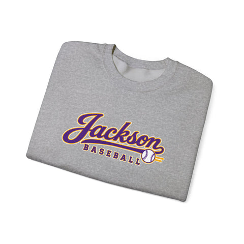 Jackson Polar Bears Baseball Retro Script Crewneck Sweatshirt