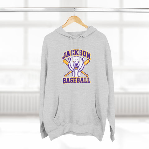 Jackson Polar Bears Baseball Mascot Hoodie