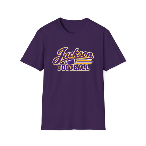 Jackson Polar Bears Football Retro Script T-Shirt