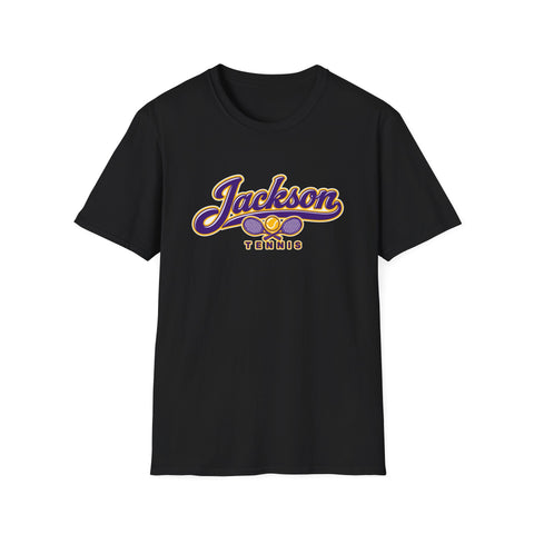 Jackson Polar Bears Tennis Retro Script T-Shirt