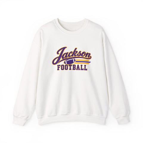 Jackson Polar Bears Football Retro Script Crewneck Sweatshirt