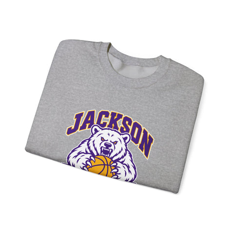 Jackson Polar Bears Basketball Mascot Crewneck Sweatshirt