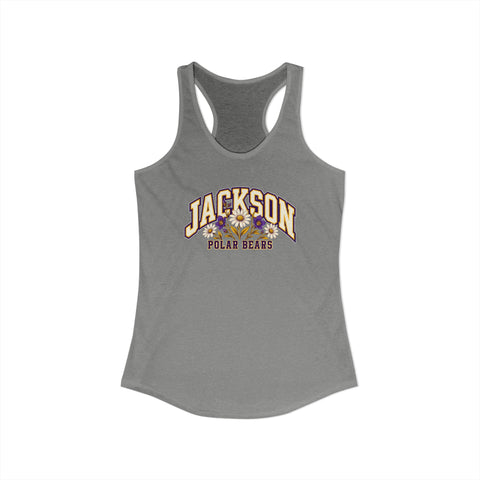 Jackson Polar Bears Women’s Wildflower Varsity Racerback Tank