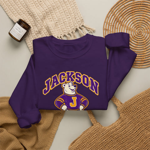 Jackson Polar Bears Vintage Sweater Bear Crewneck
