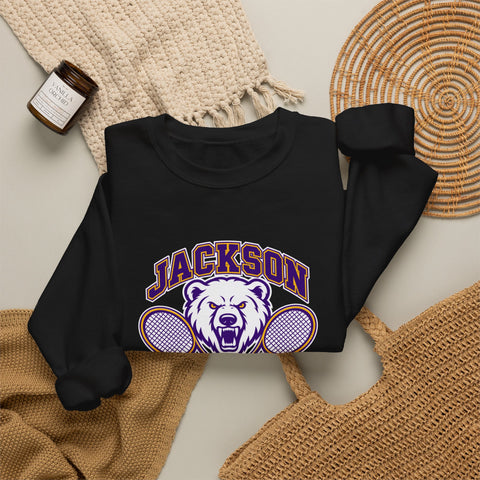 Jackson Polar Bears Tennis Mascot Crewneck Sweatshirt