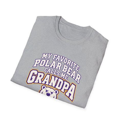 Jackson Polar Bears My Favorite Polar Bear Grandpa T-Shirt