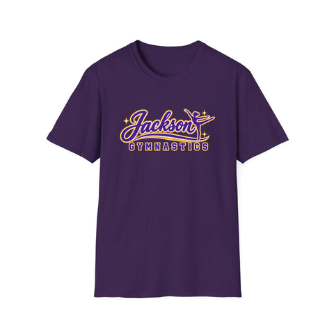 Jackson Polar Bears Gymnastics Retro Script T-Shirt