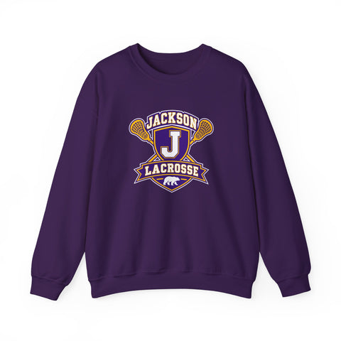 Jackson Polar Bears Lacrosse Varsity Crest Crewneck Sweatshirt
