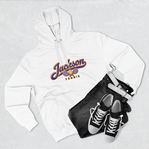 Jackson Polar Bears Tennis Retro Script Hoodie
