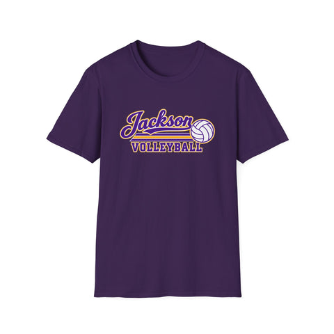 Jackson Polar Bears Volleyball Retro Script T-Shirt
