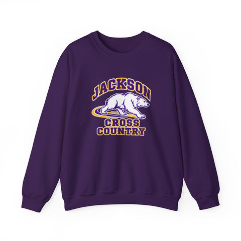 Jackson Polar Bears Cross Country Running Bear Crewneck Sweatshirt