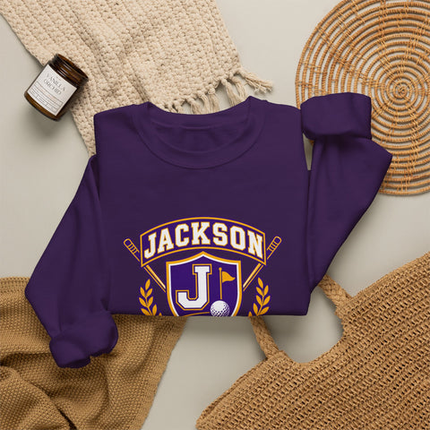 Jackson Polar Bears Golf Varsity Crest Crewneck Sweatshirt